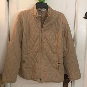 Croft&Barrow quilted corduroy jacket